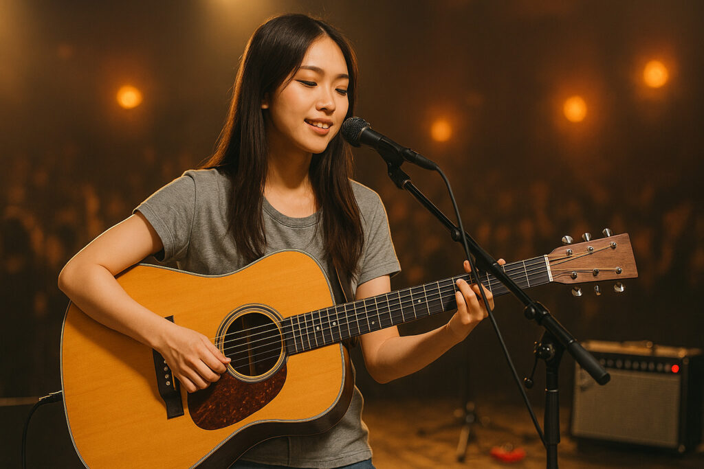 フェンダーの年式判別で見るべきポイントを意識し、評価の高い年代のギターでフォークソングを演奏する
